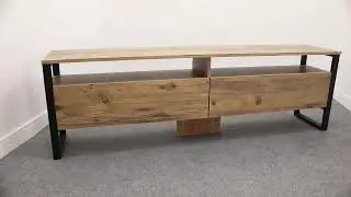 Home Canvas Royal TV Unit &ndash; Pine Wood Finish | Modern TV Stand | Upto 75 inch TV  ML19 A