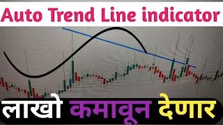 Auto Trend Line indicator | Best intraday indicator  लाखो कमावून देणार | Marathi investment