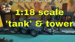 Global Forces 1:18 scale SWAT tank, articulated tower, she action figures. Phenomenal for the price!
