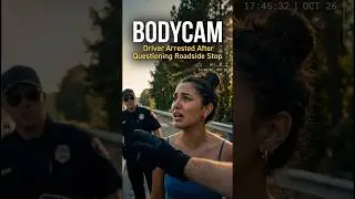 Bodycam: Driver Arrested After Questioning Roadside Stop