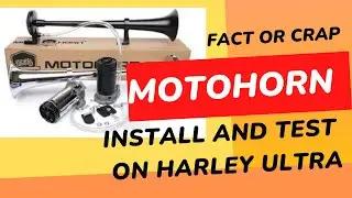 Установка и тестирование Motohorn Ultra Clasic #firesidechat @HarleyDayRider @BoDean52 @Broncoride