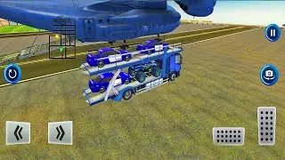 US Police Monster Truck Transport Games 2021 - Gameplay Walkthrough Part 1 (Android, iOS)