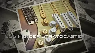 1955 2nd Year Fender Strat Bakelite Covers, Knobs & Tip On A 100% 1963.Compare EddieVegas.com