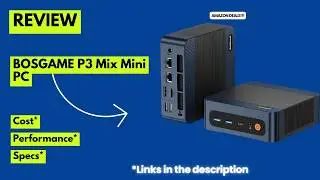 Обзор BOSGAME P3 Mix | Мини-ПК на базе Ryzen 7640HS | Тест производительности с 32 ГБ DDR5 и USB4