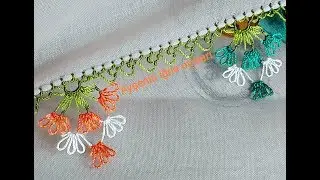 277.model Cıtı pıtı çok güzel iğne oyası yazmaya yapılışı 📣 DIY  📣