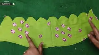 Create Brand New Pakistani Sleeves Design with Cutwork#trending #fashionhack #silaisikhe 