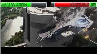 Sam Wilson (Falcon) Vs Brock Rumlow (Crossbones) With Healthbars