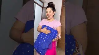 Navratri ~ Day 4 💙 Get Ready with Me #shorts
