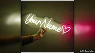 Custom Name Neon Sign Personalized Led Neon Sign Night Light Birthday Wedding Signs Room Bedroom De