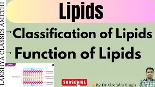 Lipids @ Classification of Lipids. Function of Lipids.Saturated and Unsaturated fatty acid.