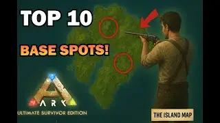 Top 10 BEST Base Locations in ARK The Island | Hidden & OP Spots You Must See!