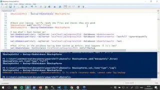 PowerShell for SQL Restores