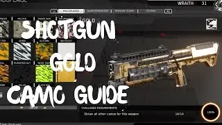 Shotgun Gold Camo Guide - Call of Duty Infinite Warfare