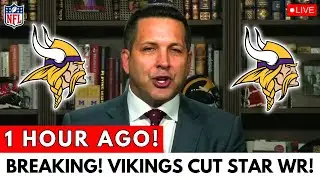 🚨NFL BOMBSHELL! VIKINGS CUT STAR WIDE RECEIVER AND STUN FANS WITH SURPRISE ROSTER MOVE! VIKINGS NEWS