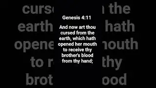 Genesis chapter 4 verse 11 KJV Holy Bible