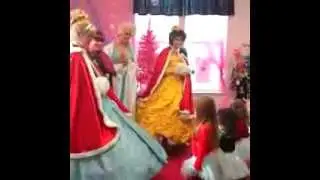 Singing Princess Parties Christmas Carols Walking in a Winter Wonderland Cinderella & Belle