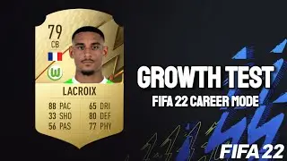 Maxence Lacroix Growth Test! FIFA 22 Career Mode