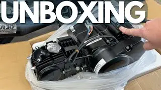 125cc Semi-auto Chinese engine unboxing