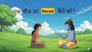 How to focus on one thing - Krishna Explains