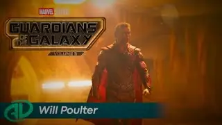 WILL POULTER'S AMAZING TRANSFORMATION TO BECOME MARVEL'S ADAM WARLOCK IN GUARDIANS OF THE GALAXY 3.