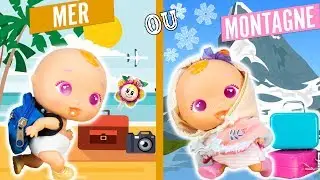 🍓 B&Eacute;B&Eacute;S BELLIES: &agrave; la plage ou &agrave; la montagne? ☀️ Ils ne sont pas d&rsquo;accord! On pr&eacute;pare la valise