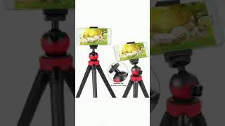 #gadgets 360 &deg; Rotatable Flexible Gorillapod Tripod with Mobile Attachment for DSLR & Smartphon