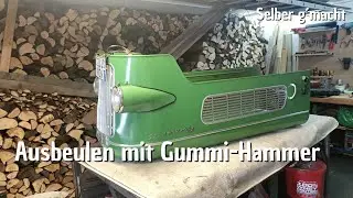 Motorhaube ausbeulen ohne Spezialwerkezug | Gummi Hammer