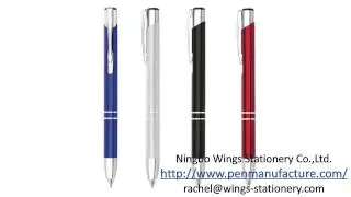 China Promotional Custom Pens, Retractable Advertising Pens Maker