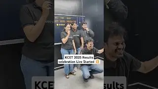 KCET 2025 RESULTS CELEBRATION LIVE 💥 #kcet2025 #shorts