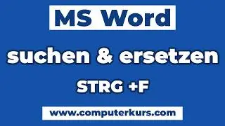 🔍 Word: Suchen & Ersetzen &ndash; Texte mit STRG + F blitzschnell finden & &auml;ndern!