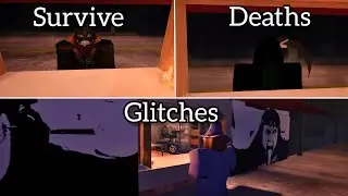 All Survive, Deaths and Glitches in Roblox Road Side Shawarma Halloween Update