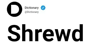 Shrewd Meaning In English