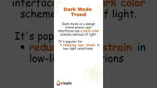 Dark Mode Trend
