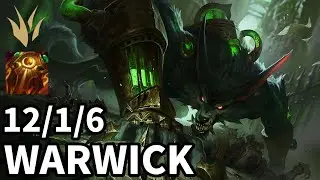 Warwick Jungle vs Shaco - Ranked Master - Patch KR 12.17
