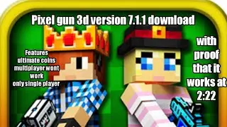 Pixel gun 3d old download
