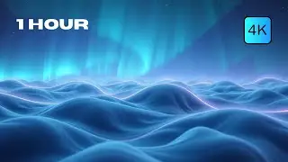 Endless Aurora Waves &ndash; 4K Seamless VJ Loop (1 Hour Ambient Visuals)