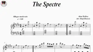 The Spectre - Alan Walker, Piano