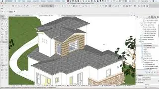 ARCHICAD Design | Views 2 - Rendered Elevations & Site Plans