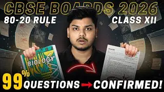 Guaranteed Exam Topics in Biology 🔥 Score 70/70 in Biology Class 12 | Cbse Boards 2026