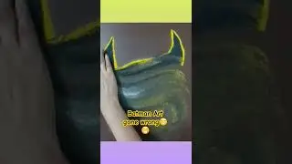 Batman Sand art 🦹&zwj;♂️ 😁 #shorts #sandart #rangoli #batman #nft #short #viral #trending #ytshorts #fun