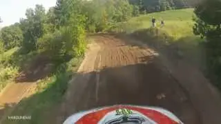 Casey Hultgren Cambridge (8/18/13 - Practice Laps) GoPro - HardlineMX