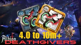 Zero to Hero Deathgivers 4.0 to 10m+ | PVP Albion Europe | How to become millionaire