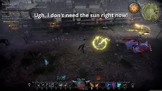 V Rising - Solo - Sir Erwin the Gallant Cavalier - 1.1 Boss Fight - Getting Run Over by a Horse