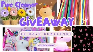 10 DAYS GIVEAWAY CHALLENGE PART 2 l packing l #vajidhasaheer #pipecleanercraft