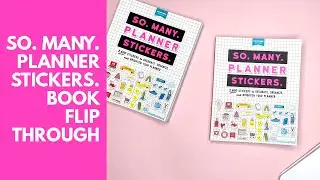 So. Many. Planner Stickers. Book Flip Through