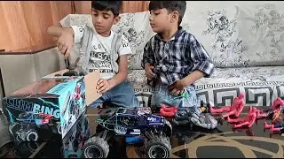 Sarim & Mahad showing their Toys | RC Off Road Vehicle | Avengers | Fun with Sarim