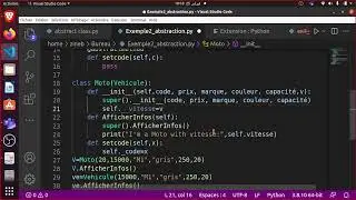 POO en Python : Exercice sur l'abstraction