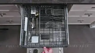 Monogram Dishwasher with Full-extension, Adjustable Third Rack