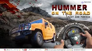 Remote control Rc Toy ||stunt Hummer on road||#fast and furious