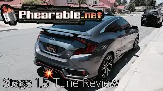 PHEARABLE STAGE 1.5 REVIEW W/ CATLESS DOWNPIPE (ITS SO LOUD)!